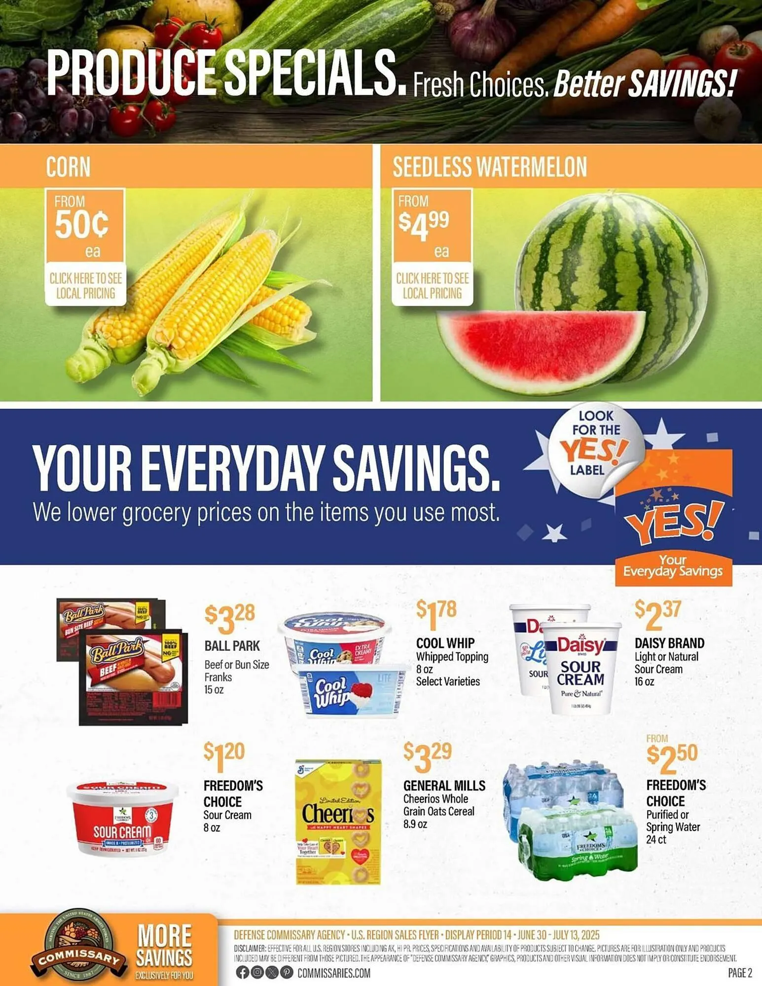 Weekly ad Commissary Weekly Ad from June 30 to July 13 2025 - Page 2