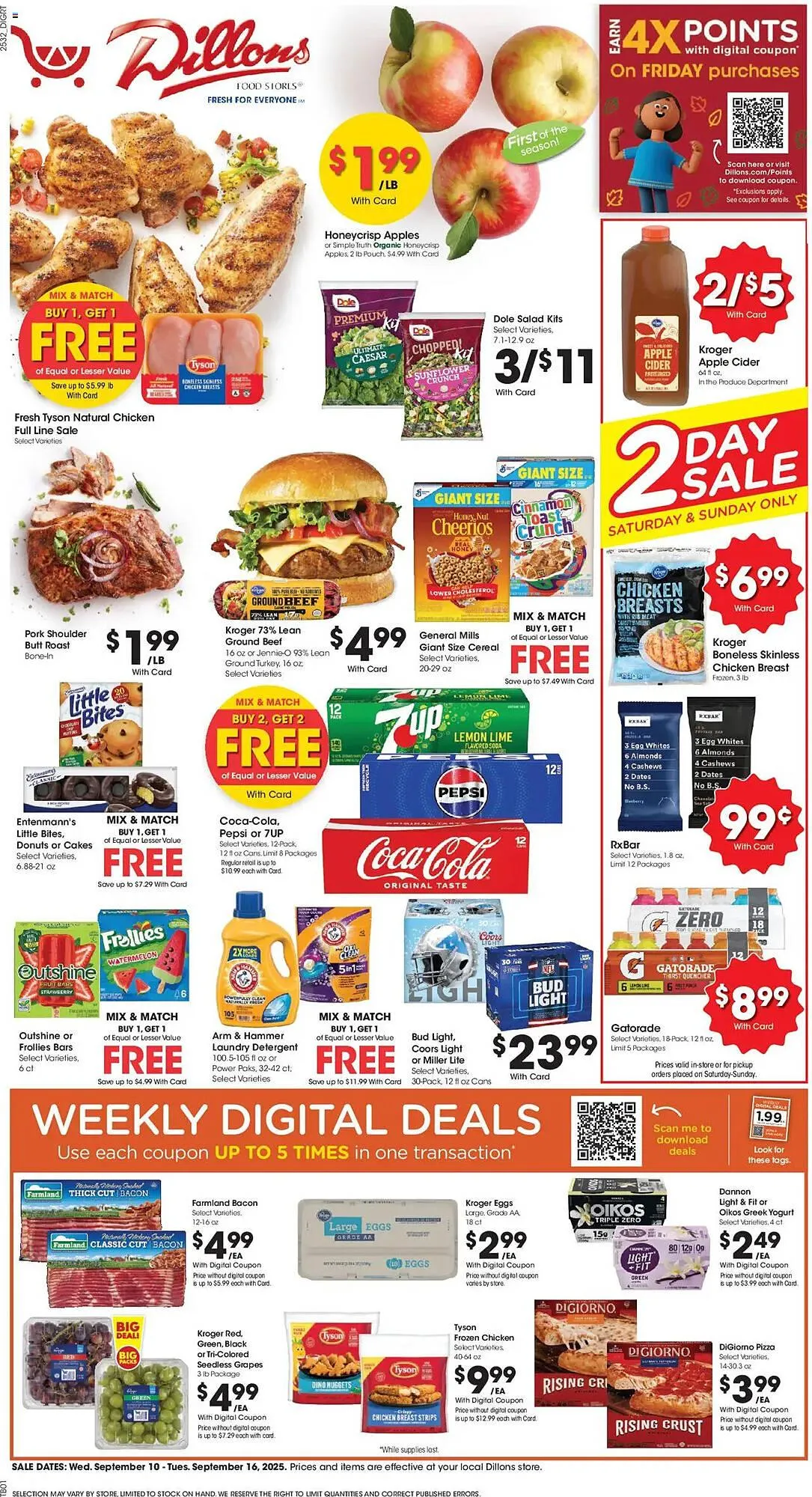Weekly ad Dillons weekly ad from September 10 to September 17 2025 - Page 1
