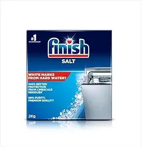 Finish Dishwasher Salt Helps Soften Water to Prevent Limescale and Watermarks, 2 KG