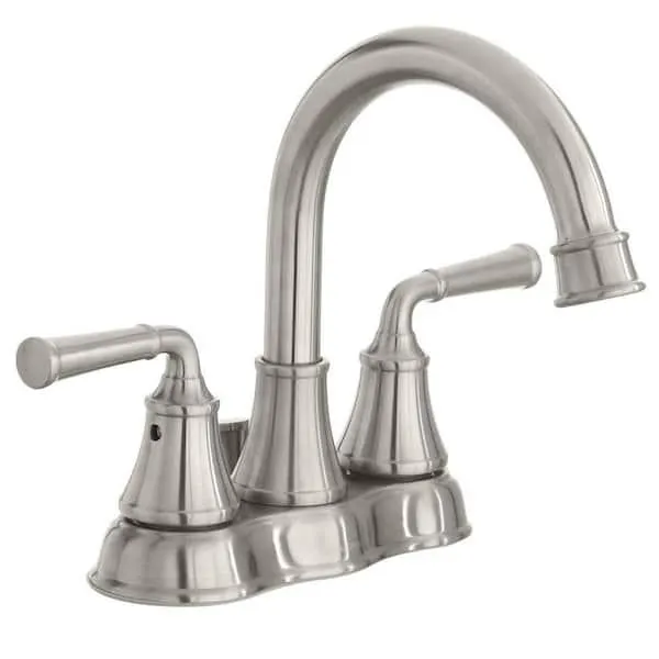 Dunston 4 in. Centerset Bathroom Faucet in Brushed Nickel