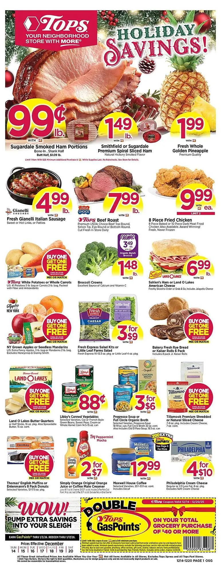 Tops weekly ad - 1