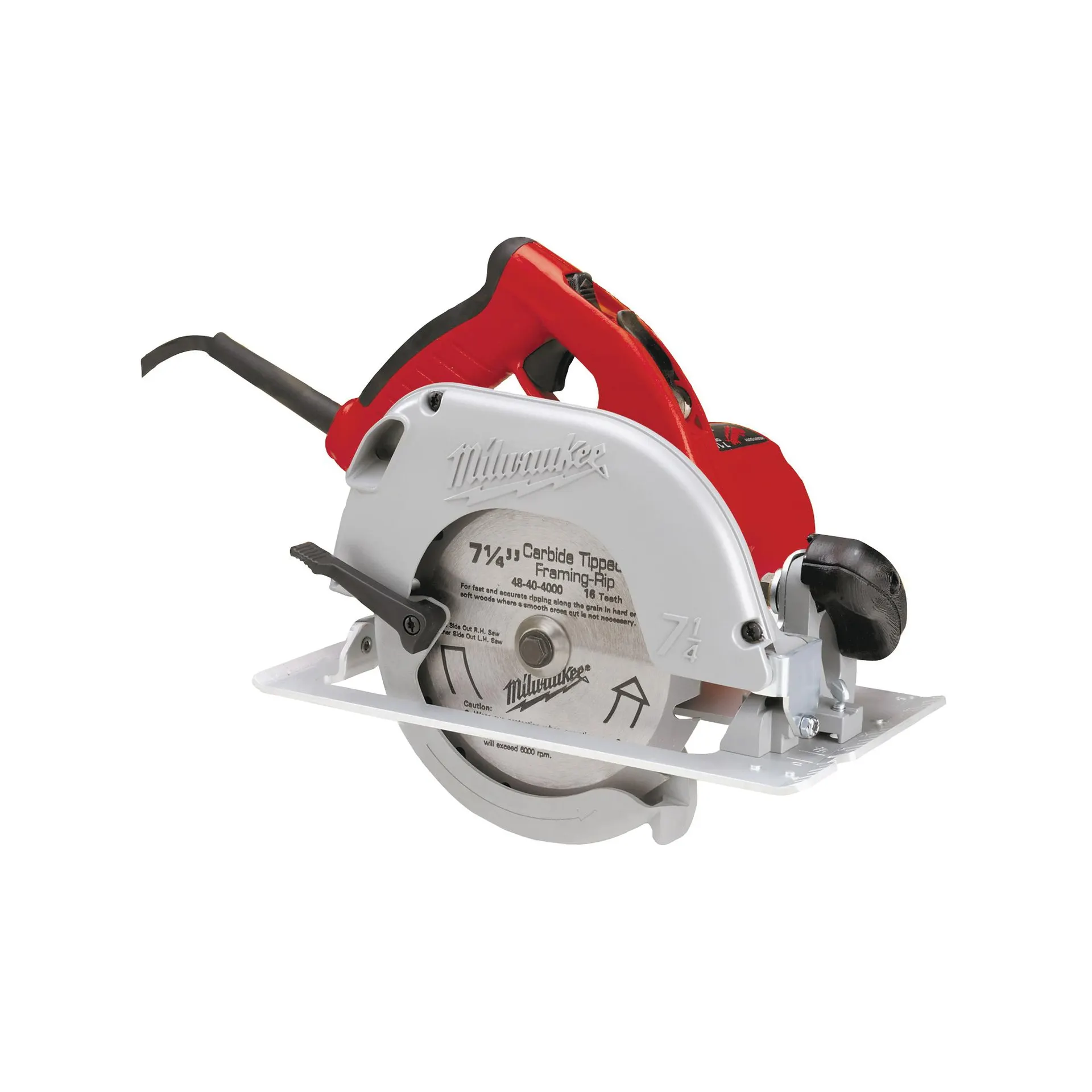 6390-21 Circular Saw, 15 A, 7-1/4 in Dia Blade, 5/8 in Arbor, 50 deg Bevel