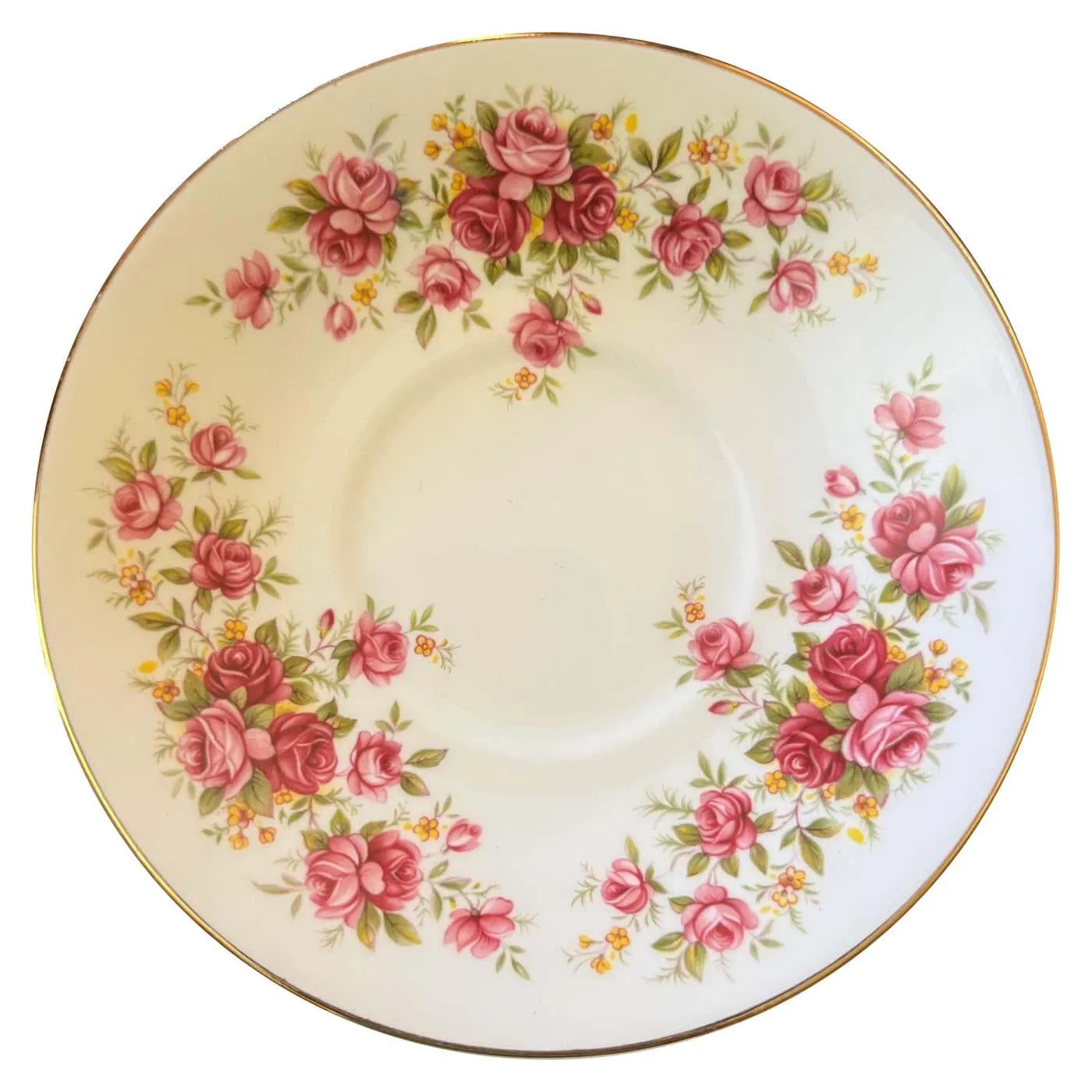 Vintage Elizabethan Queens Rose Saucer