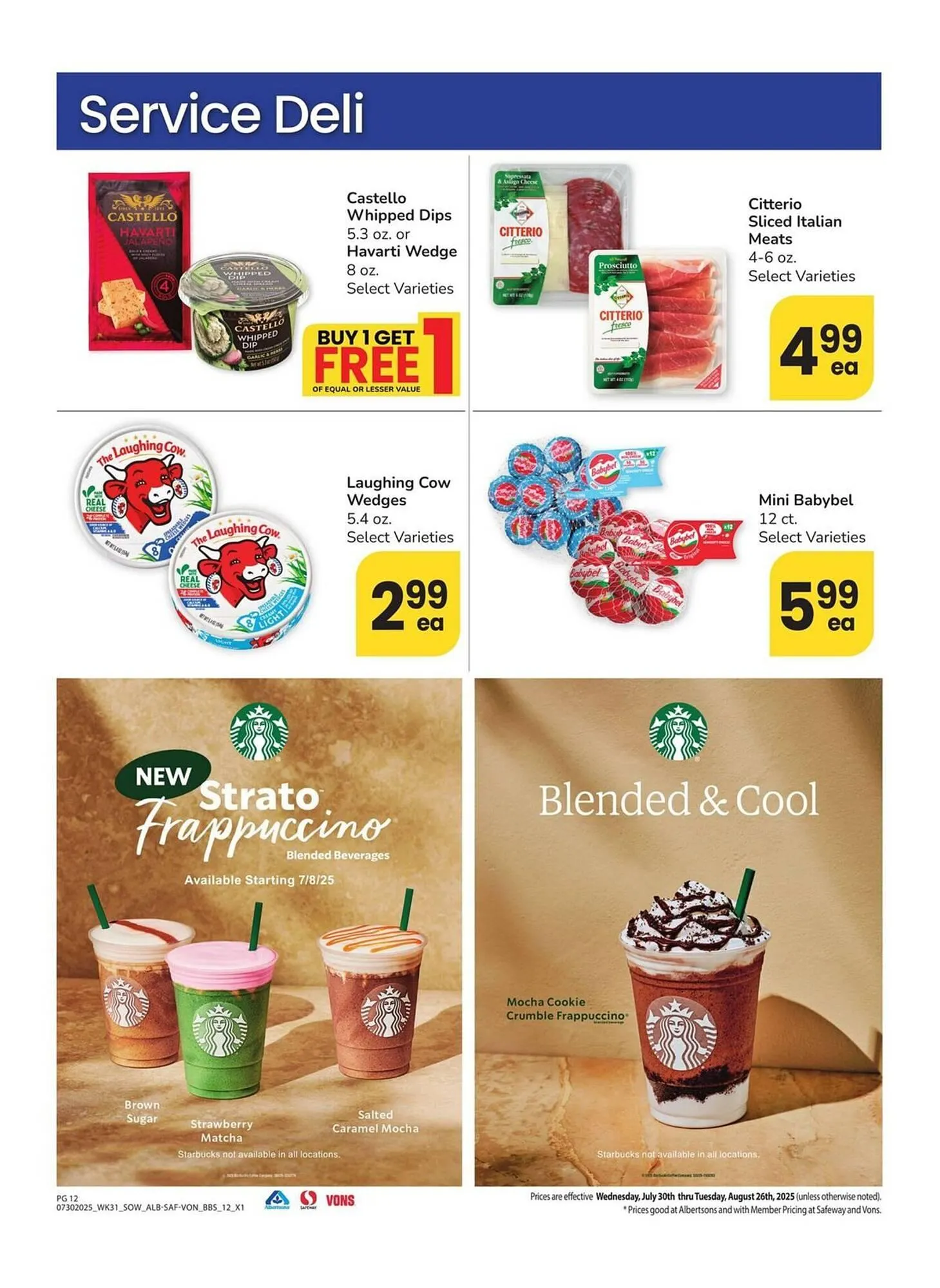Weekly ad Albertsons Weekly Ad from July 30 to August 26 2025 - Page 12
