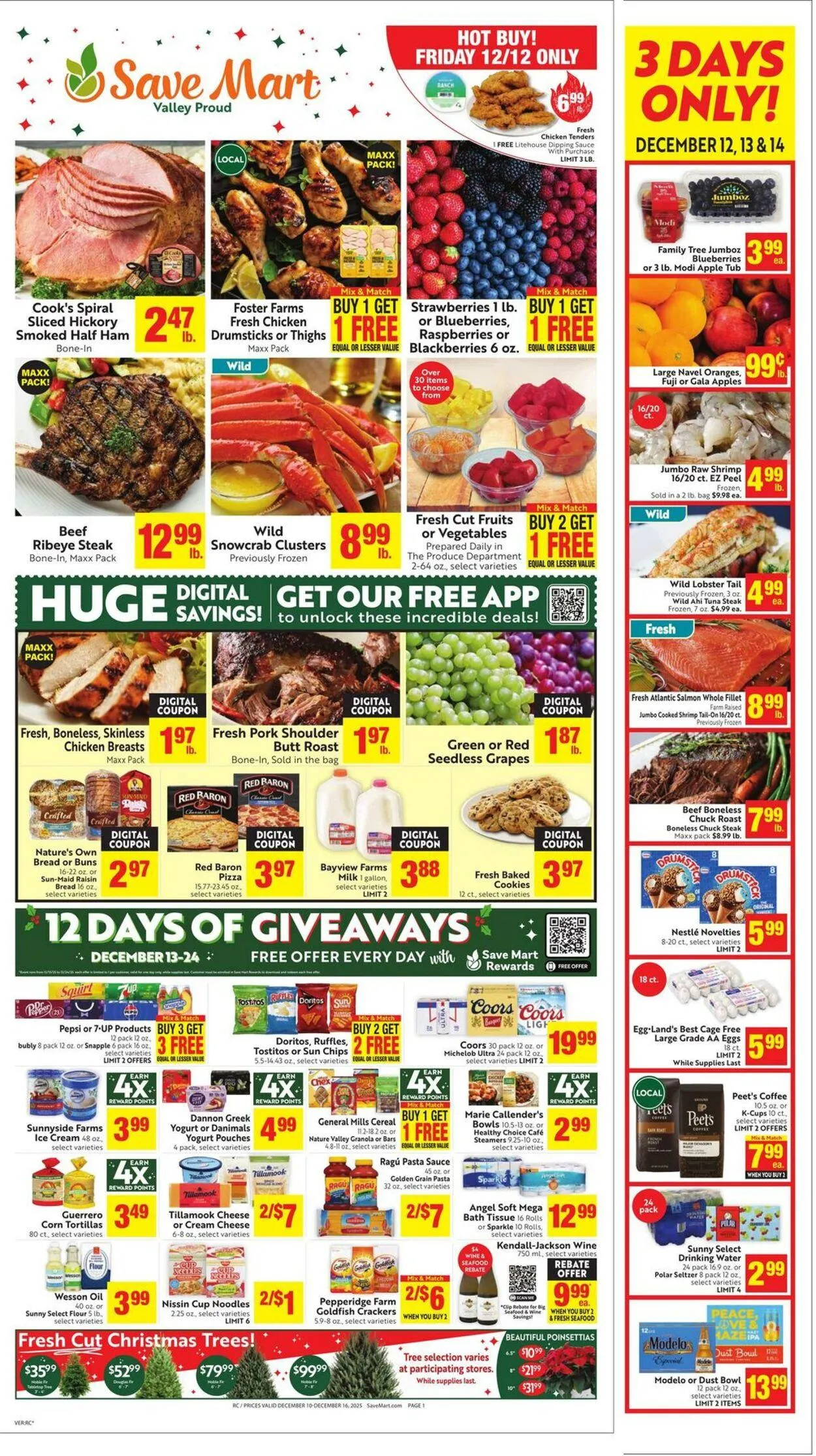 Weekly ad Save Mart Current weekly ad from December 10 to December 16 2025 - Page 1