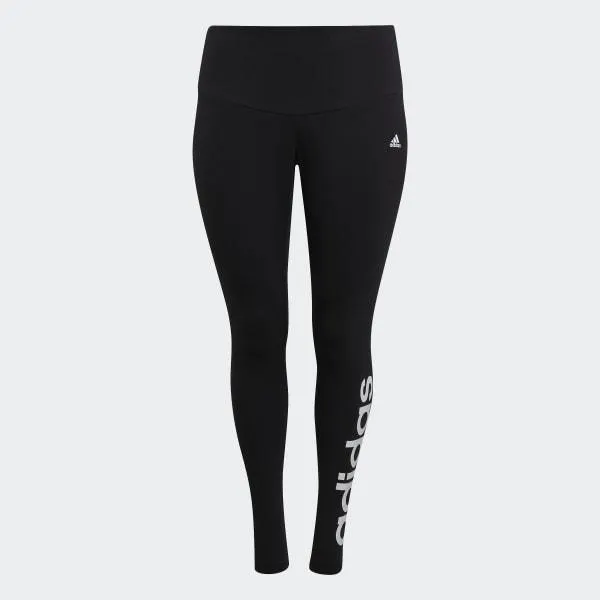 Essentials High-Waisted Logo Leggings (Plus Size)