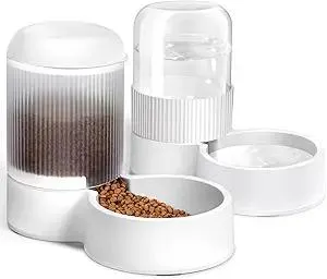 Gravity Cat Feeder with 2.8L Capacity, BPA Free, Food Grade Plastic, Automatic, Eco-Friendly