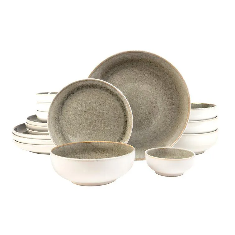 Resona Stoneware 16 Piece Dinnerware Set - Service for 4