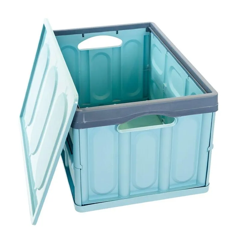 Collapsible Storage Bin with Lid