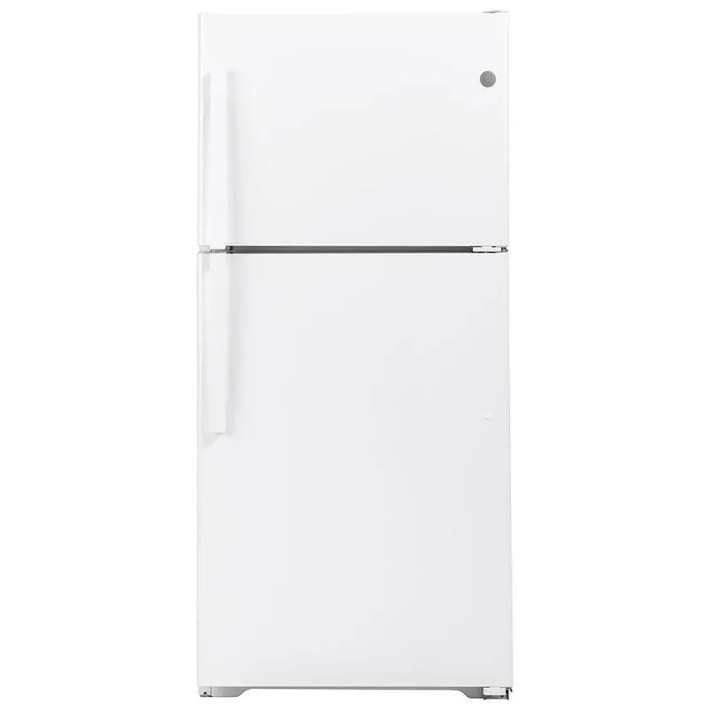 GE 33 in. 21.9 cu. ft. Top Freezer Refrigerator - White
