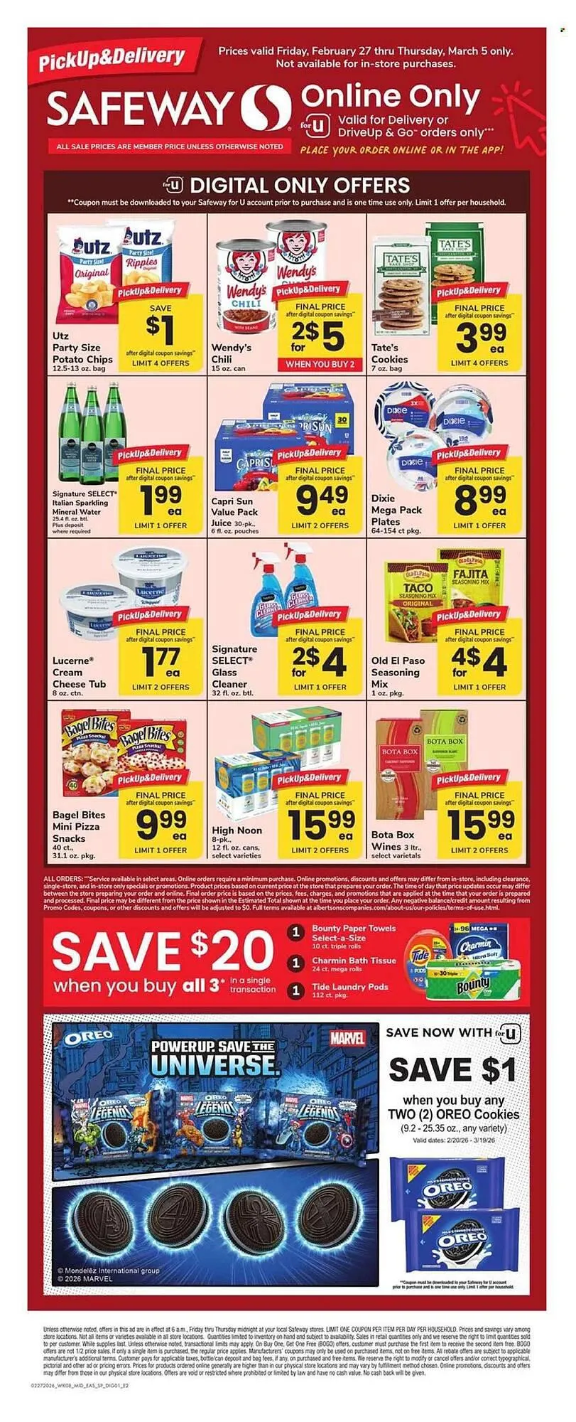 Weekly ad Safeway weekly ad from February 27 to March 5 2026 - Page 1