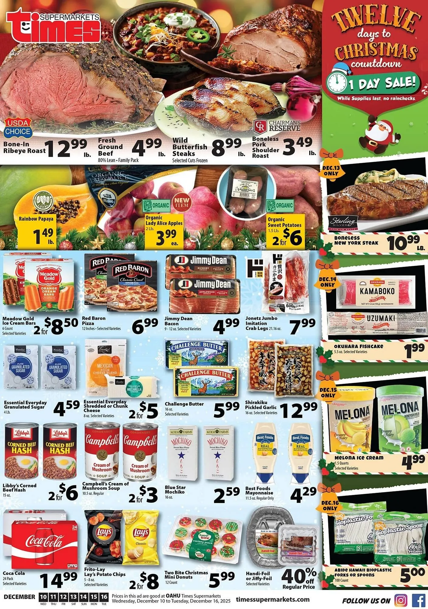 Weekly ad Times Supermarkets weekly ad from December 10 to December 16 2025 - Page 1