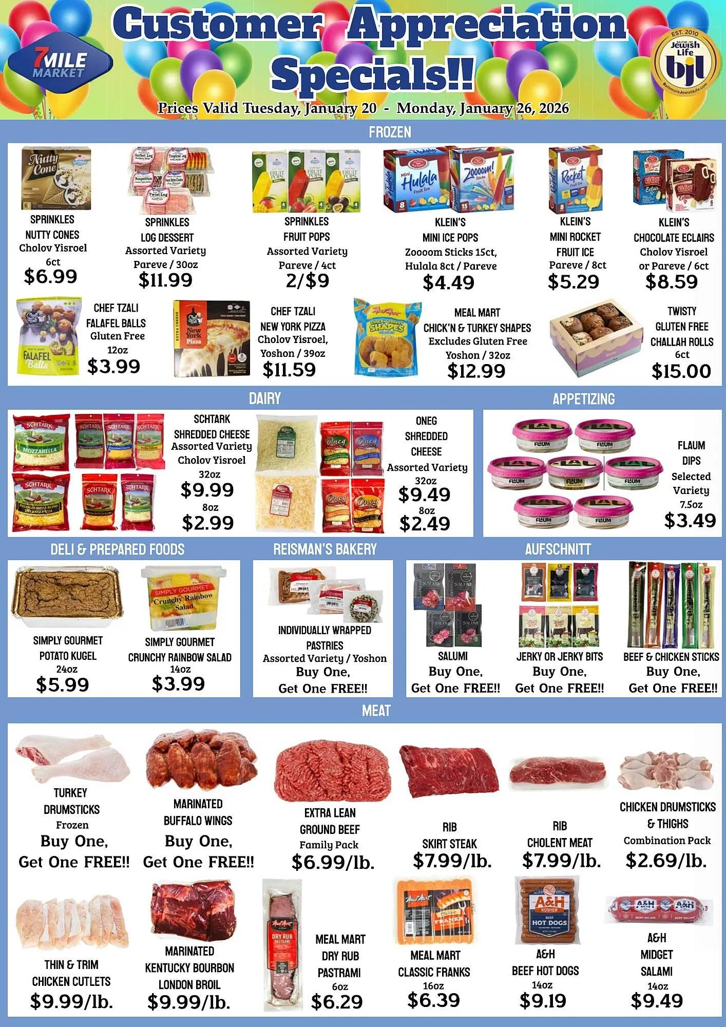 Weekly ad Seven Mile Market circular from January 20 to January 26 2026 - Page 1