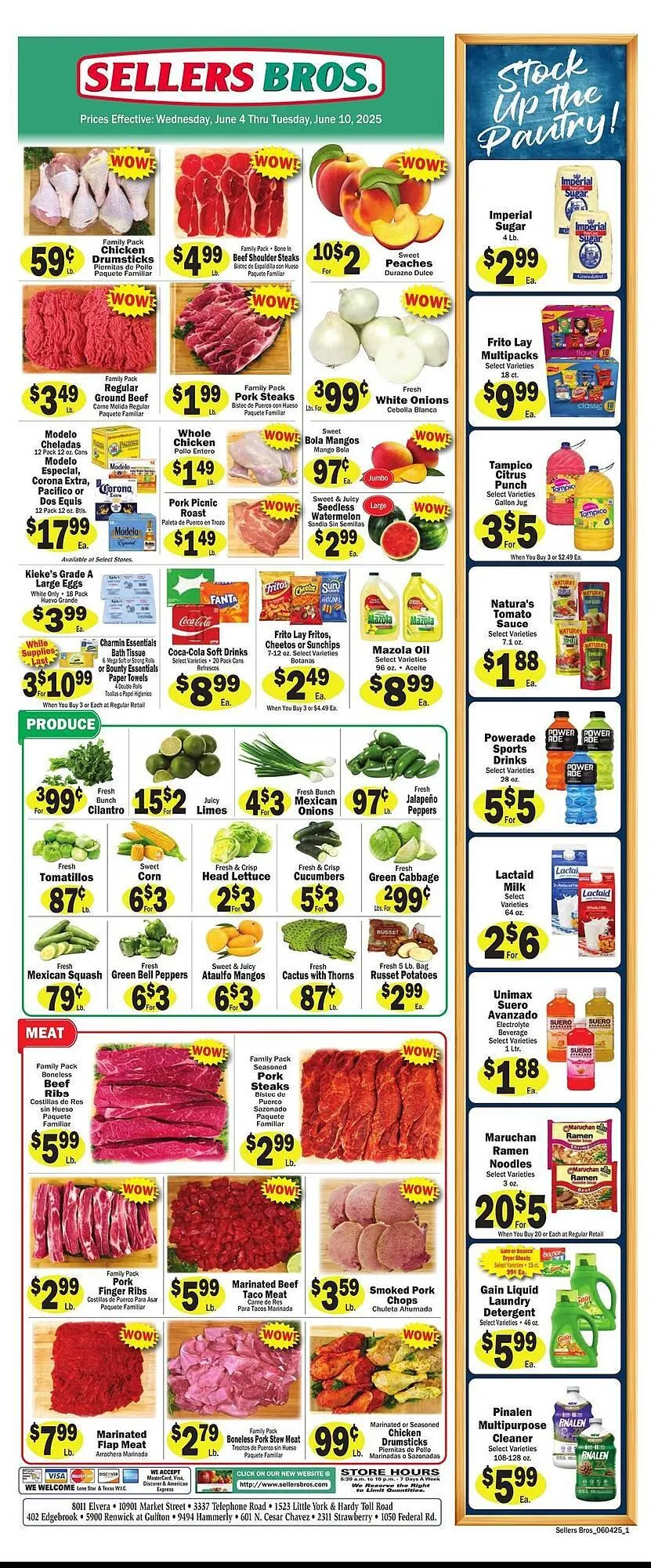 Sellers Bros Weekly Ad - 1