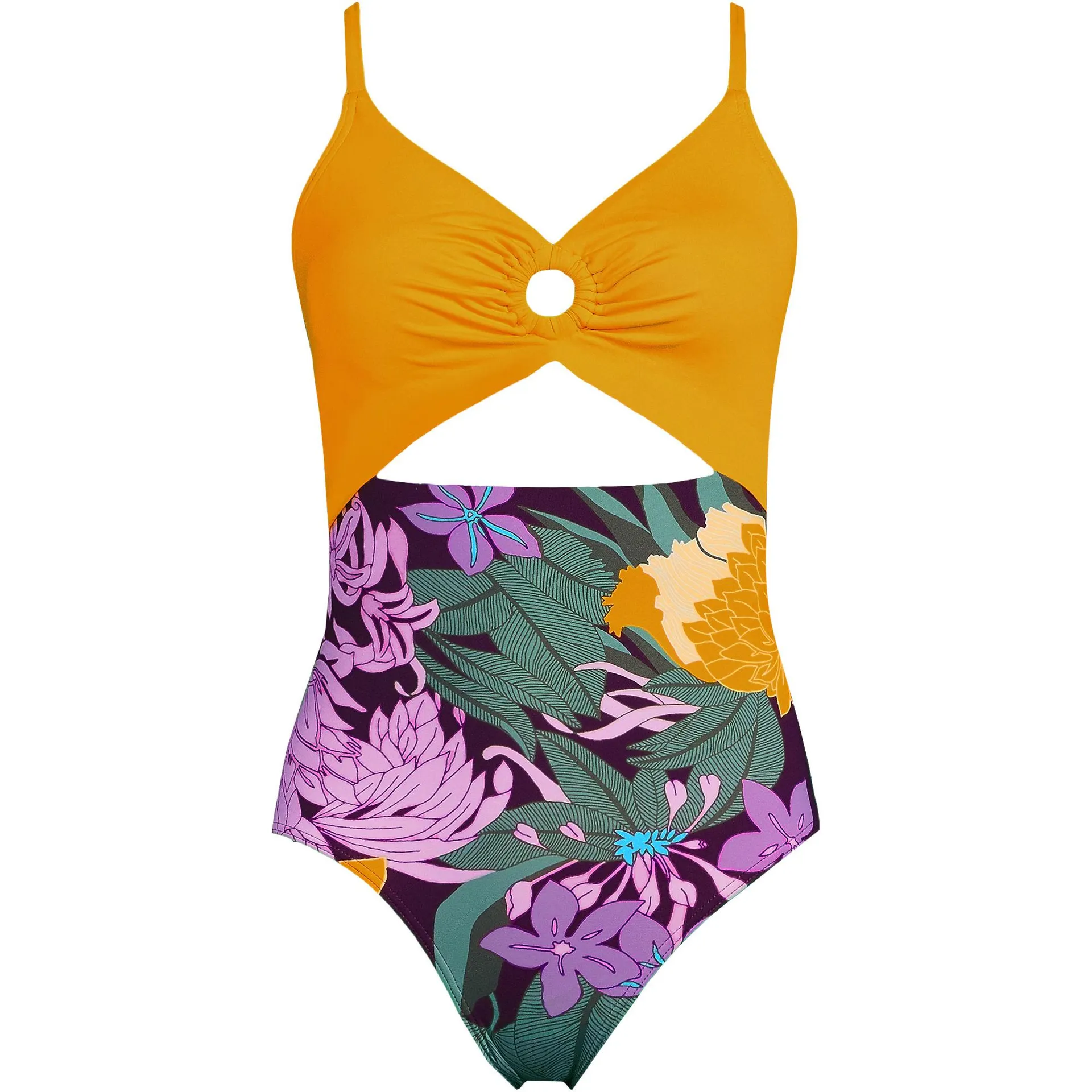 Women's O-Ring Monokini One Piece Swimsuit