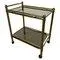 Vintage Brass Serving Trolley, 1970s