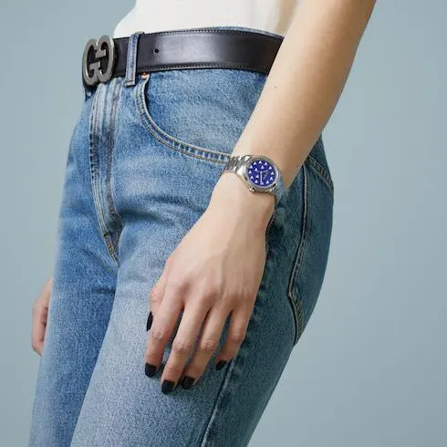 G-Timeless watch with bees, 32 mm