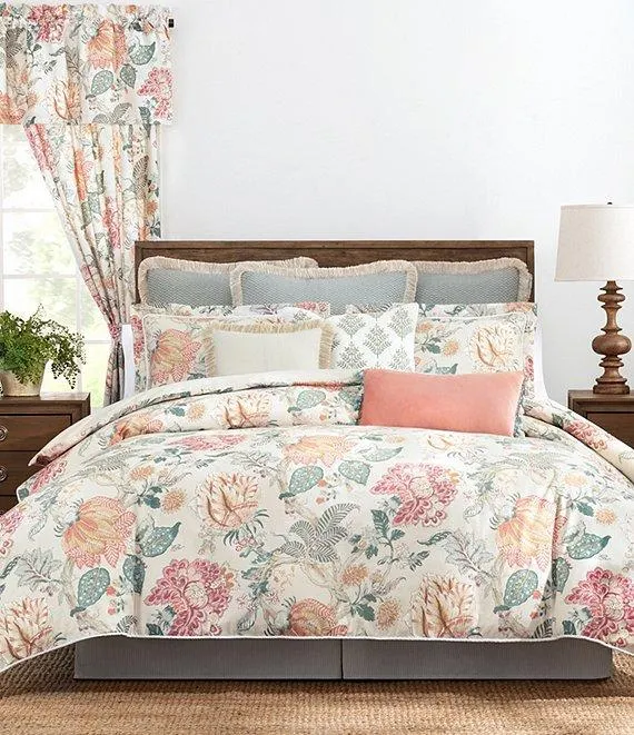 Komodo Jacobean Floral Printed Comforter Set
