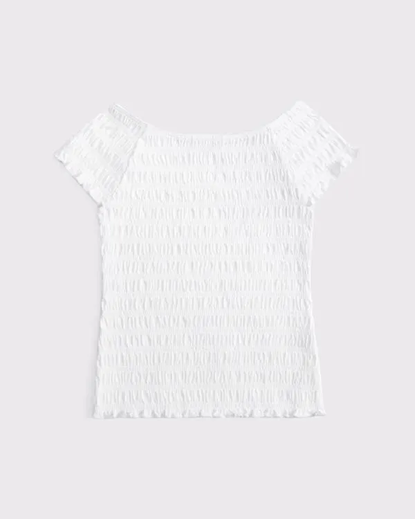 smocked tee