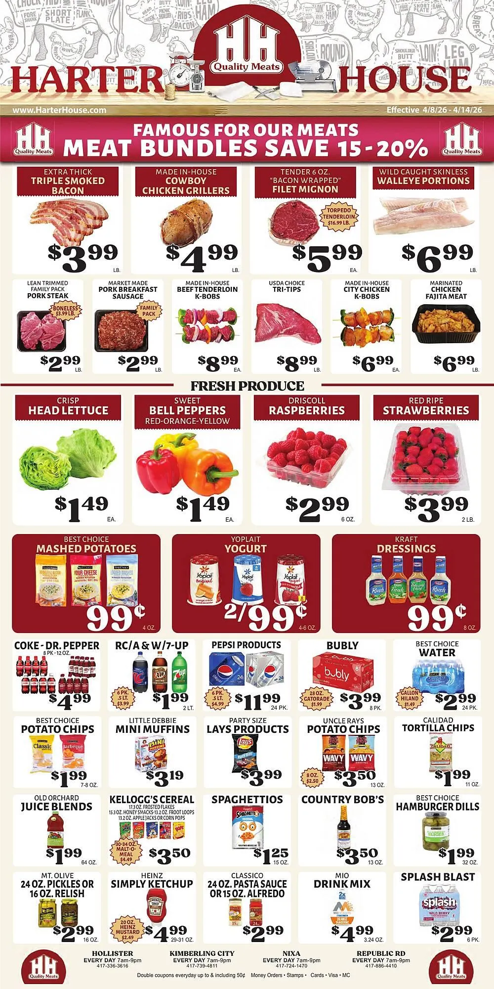 Weekly ad Harter House weekly ad from April 8 to April 14 2026 - Page 1