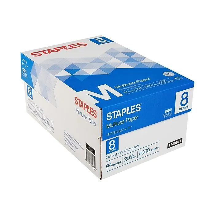 Staples Multiuse Copy Paper,