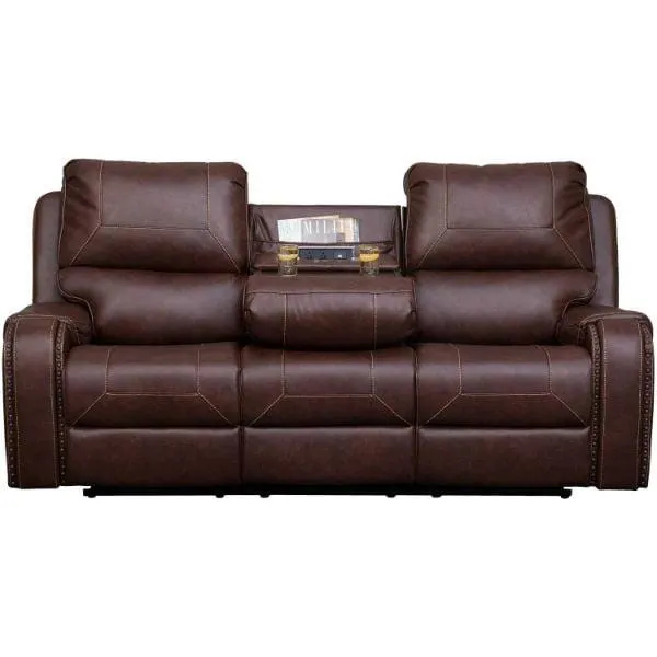 Arlo Reclining Sofa with Drop Down Table