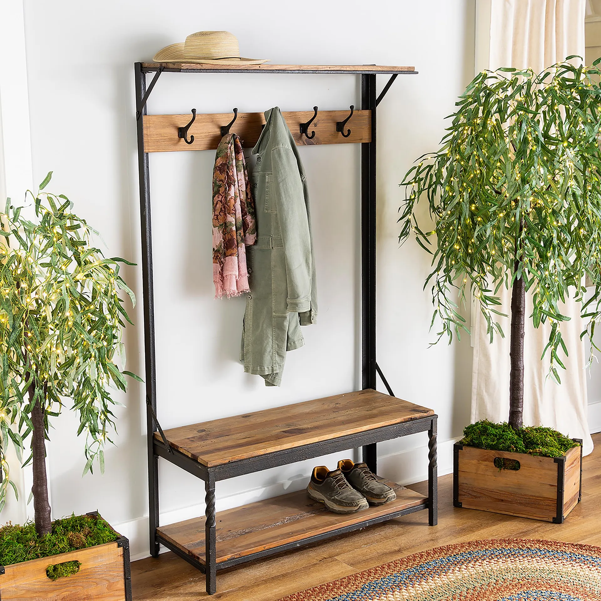 Walnut Deep Creek Coat Rack