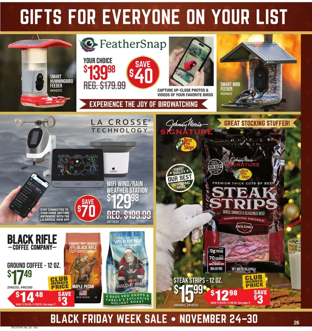 Weekly promotion Cabela's Current weekly ad spanning from November 24 to November 30 2025 - Page 25 for Catalogue 365