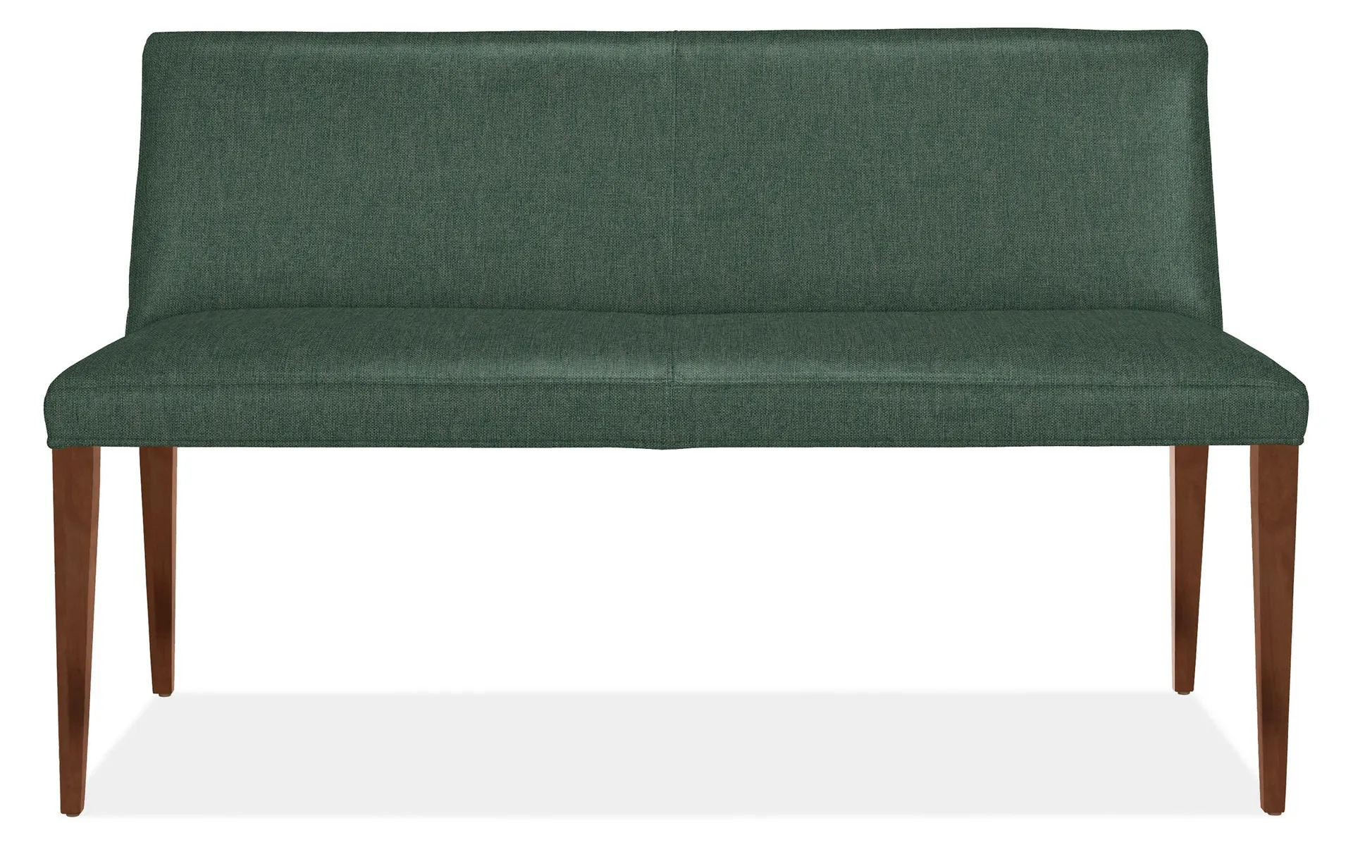 Ava 54w 22d 33h Bench in Sumner Lagoon with Mocha Legs