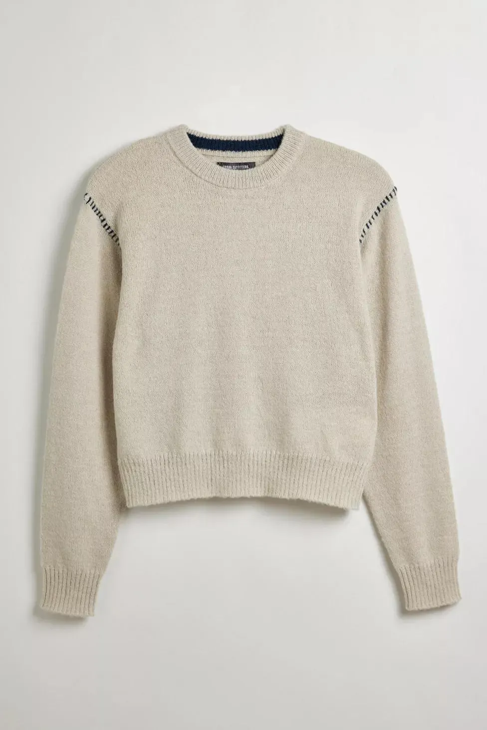 UO Hudson Shrunken Crew Neck Sweater