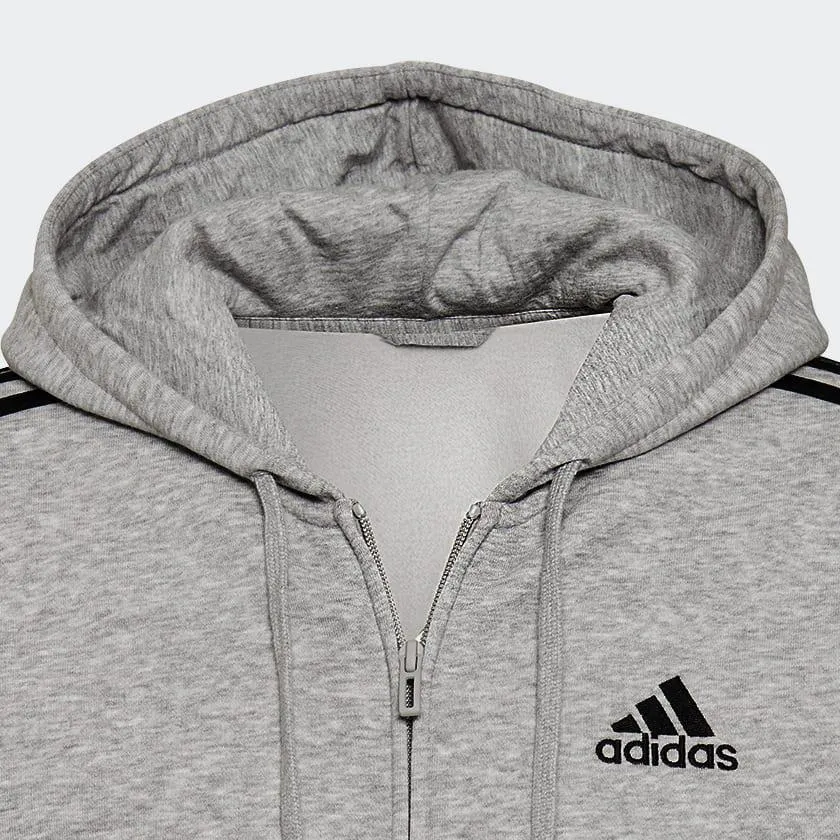 Essentials Fleece 3-Stripes Full-Zip Hoodie