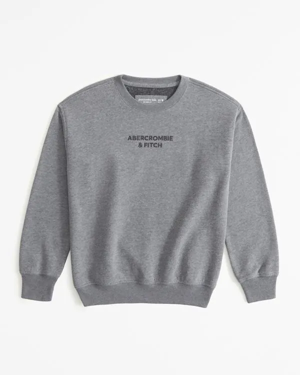 logo crew sweatshirt