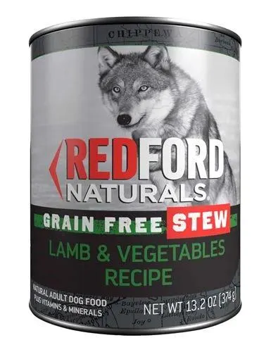 Redford Naturals Grain Free Stew Lamb & Vegetables Recipe Adult Dog Food, 13.2 Ounces
