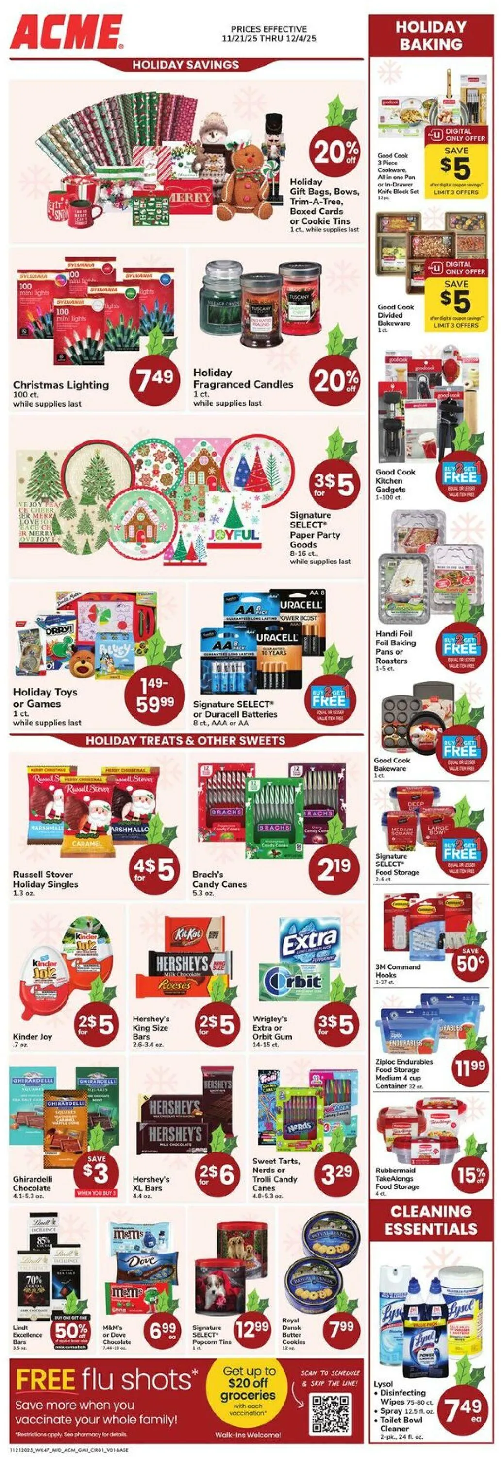 Weekly ad Acme Current weekly ad from November 21 to December 4 2025 - Page 1