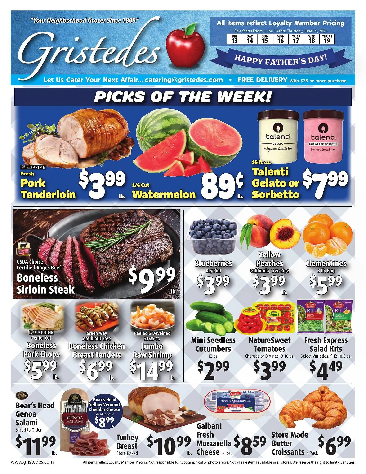 Weekly ad Gristedes Weekly Ad from June 13 to June 19 2025 - Page 1
