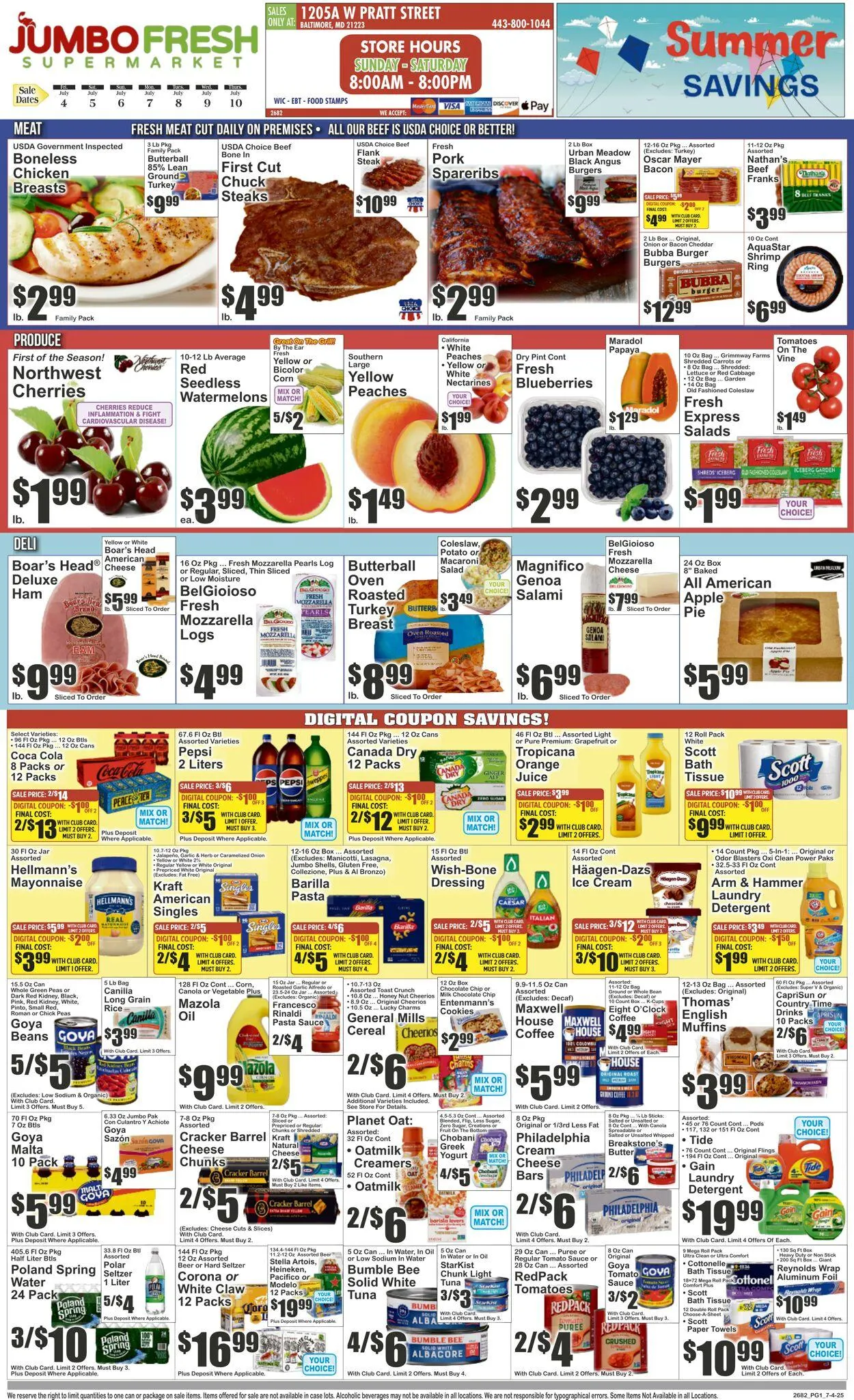 Weekly ad Key Food Current weekly ad from July 4 to July 10 2025 - Page 1