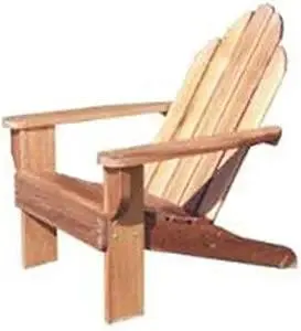 Woodcraft Project Paper Plan To Build Classic Adirondack Chair - Material Not Included