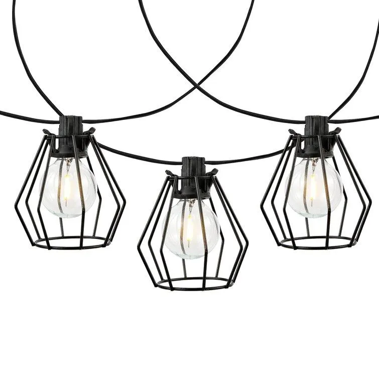 Baltimore 120'' Diamond Caged String Lights
