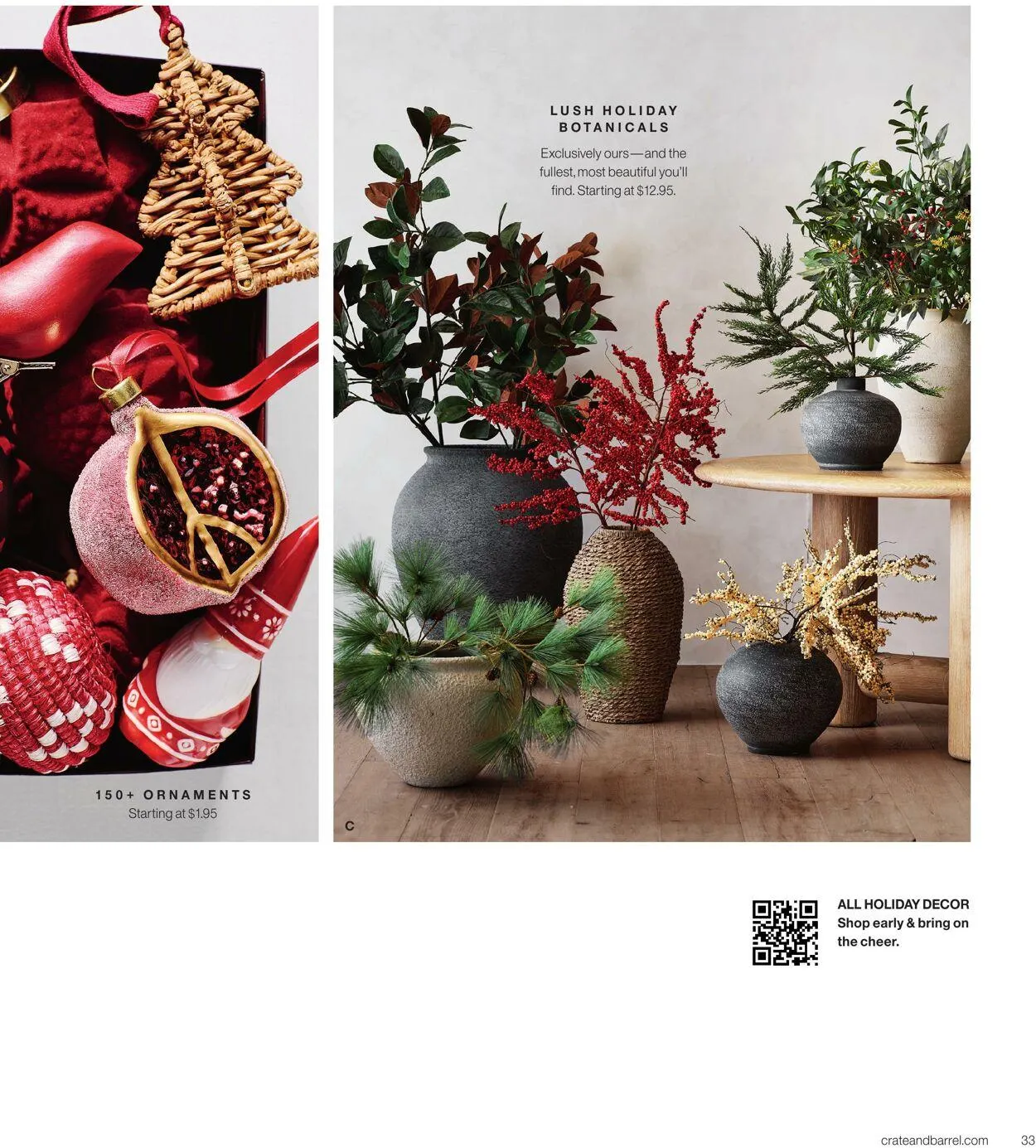 Weekly ad Crate & Barrel from November 4 to January 1 2025 - Page 33