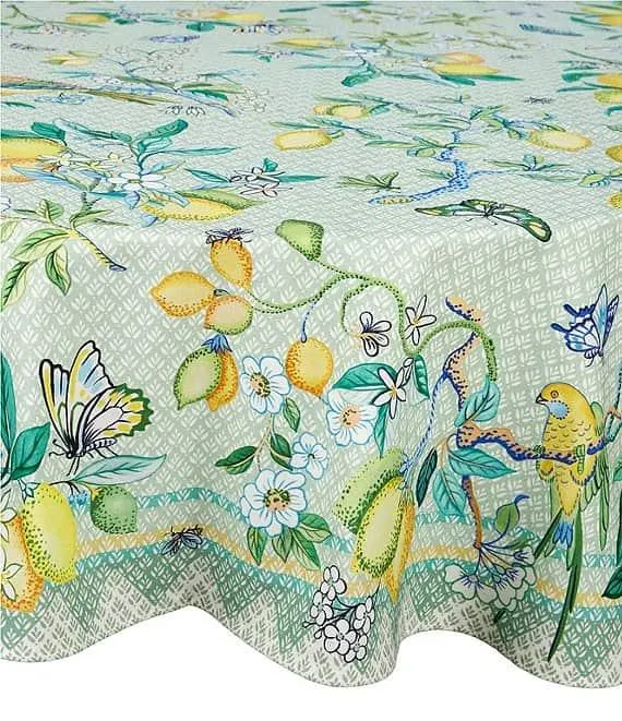 Lemon Print Tablecloth