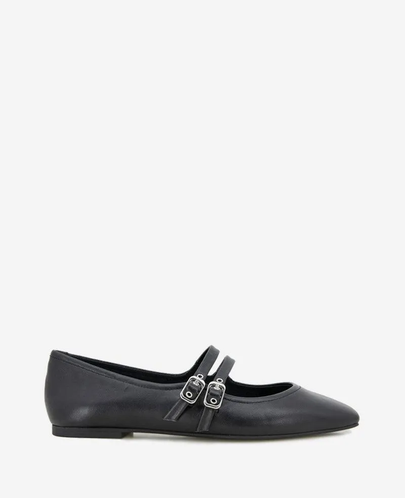 Jasmine Leather Mary Jane Flat