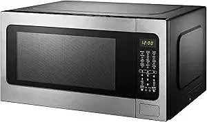 Black+Decker EM262AMY-PHB 2.2 Cu. Ft. Microwave with Sensor Cooking, Stainless Steel