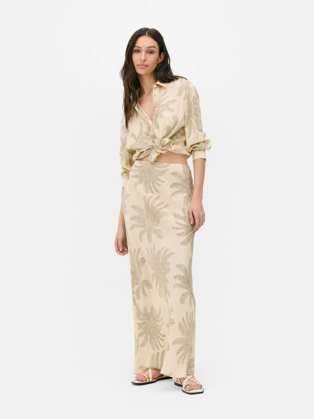 Maxigonna con stampa Paula Echevarría