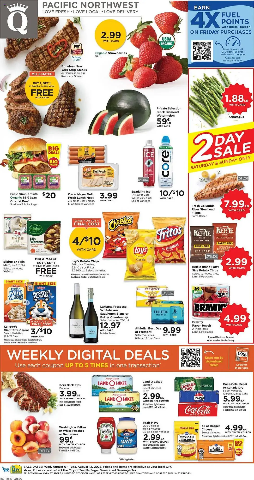 Weekly ad QFC Weekly Ad from August 6 to August 12 2025 - Page 1