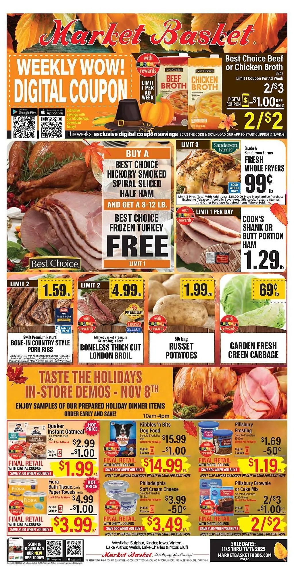 Weekly ad Market Basket weekly ad from November 5 to November 11 2025 - Page 1