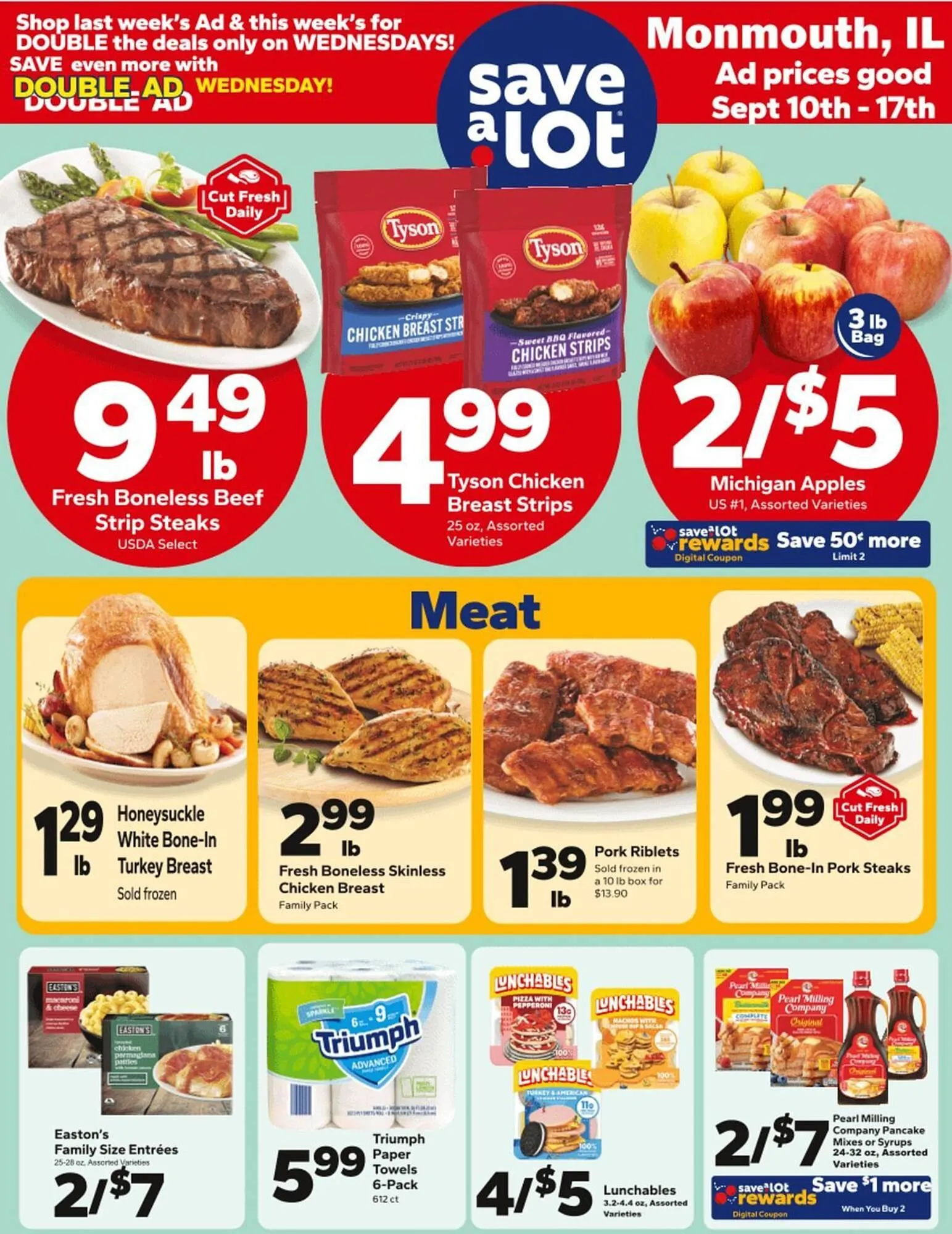 Weekly ad Save a Lot weekly ad from September 10 to September 17 2025 - Page 1