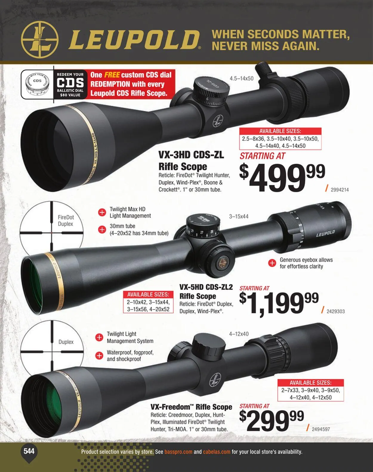 Weekly ad Bass Pro Current weekly ad from September 4 to September 18 2024 - Page 544