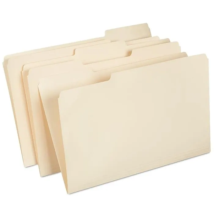 Staples 30% Recycled File Folders,