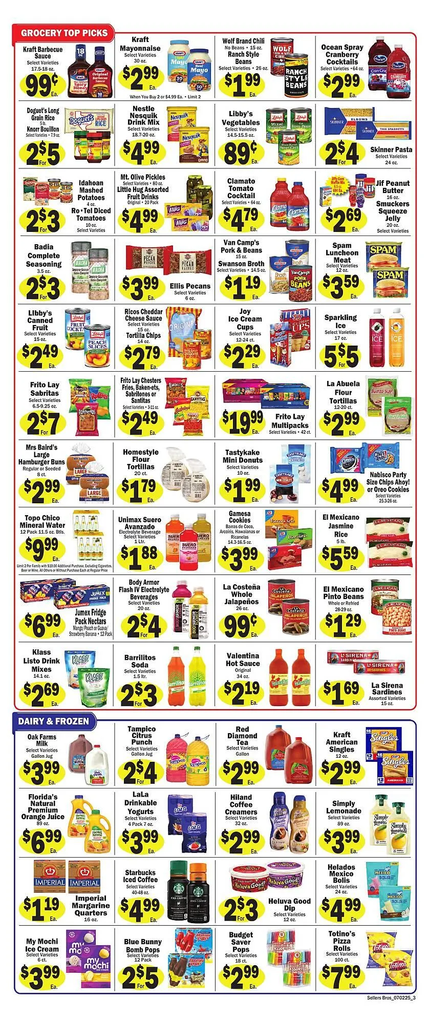 Weekly ad Sellers Bros Weekly Ad from July 2 to July 8 2025 - Page 3