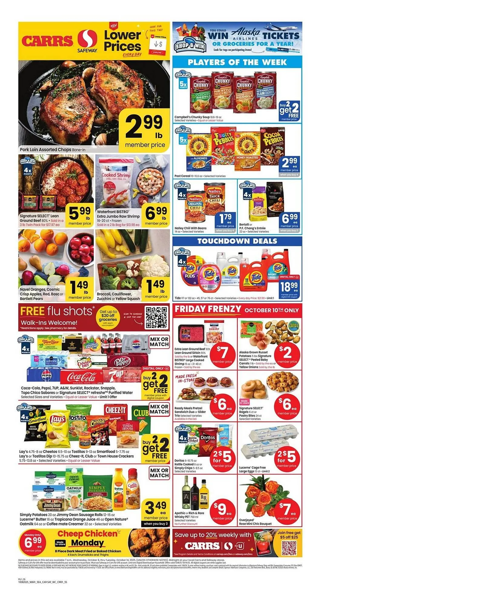 Weekly ad Carrs weekly ad from October 8 to October 14 2025 - Page 1